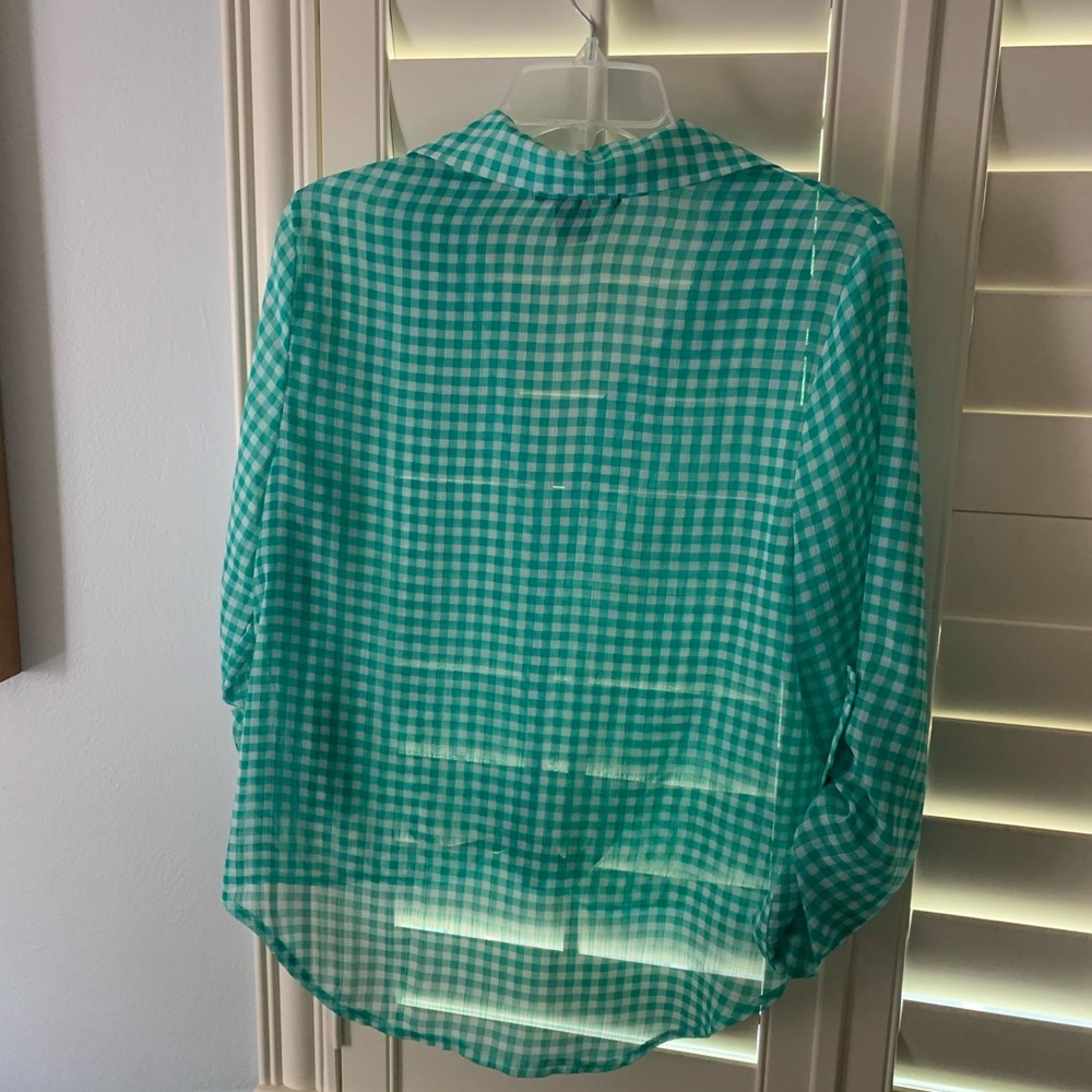 Tie Front Blouse - Picture 2 of 3